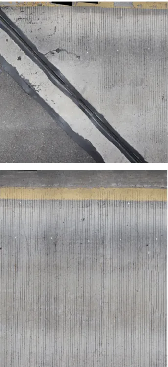 Figure 7 High resolution images of the deck  surface.