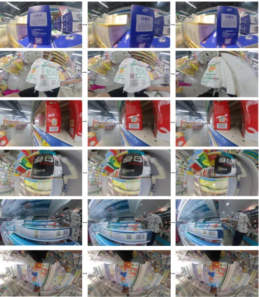 Fig. 5. Example video snippets of object instances
