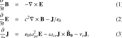 Table 1. Simulation parameters for the benchmark together withtypical ASDEX-Upgrade values