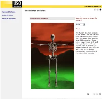 Figure 2: Interactive 3D Skeleton