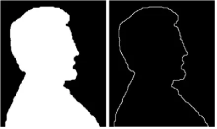 Figure 3: Binary image with edge feature extraction[2] 