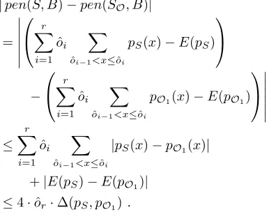 Fig. 3. Expected execution time vs. number ofbuckets for 1024-bit RSA exponentiation for 219samples.