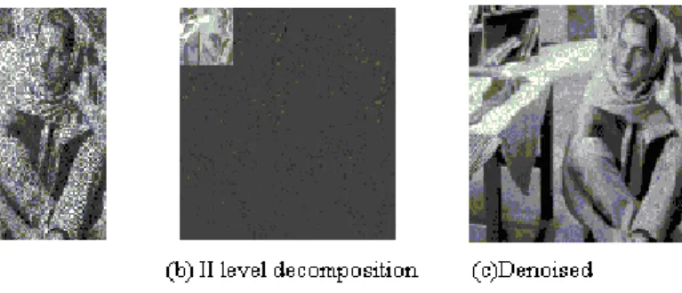 Fig 5.Denoising of color image (impulse) from “apple3” image