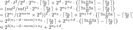 table multiple data trade-oﬀs which cannot be obtained from the BS attack. In