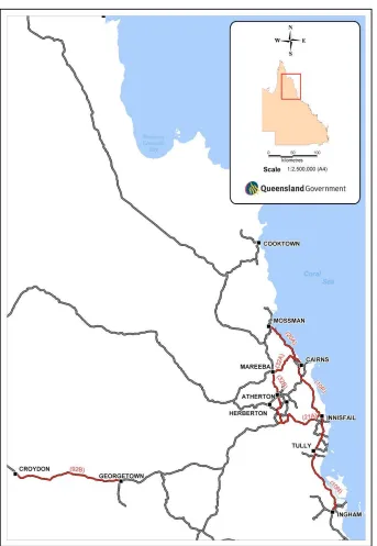 Figure 3-1 Map of the study area 