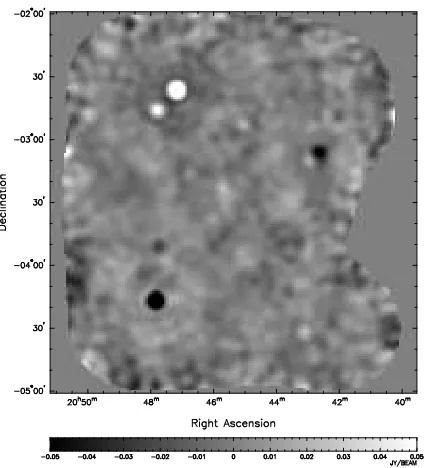 Figure 4.10 Same as Figure 4.8 for the 20 hour mosaic.