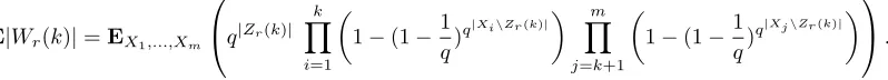 Fig. 2. With the conditional expectation formula we get