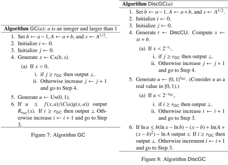 Figure 7: Algorithm GC