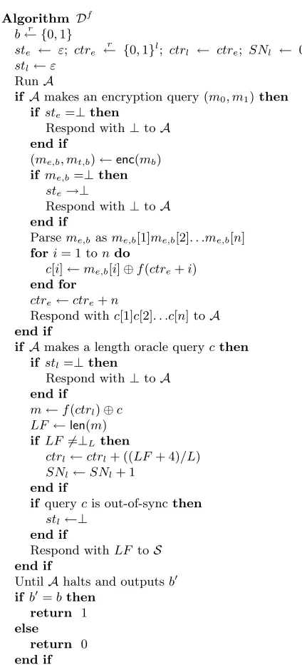 Fig. 11. Distinguisher used in the proof of Lemma 3