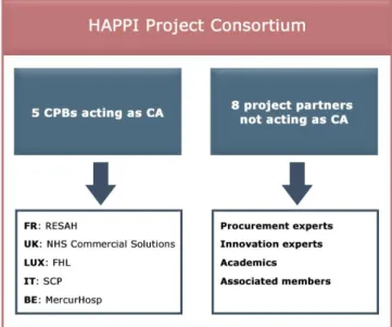 Figure 7: HAPPI Project consortium 