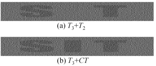 Figure 11: The results of T +3T2 and T +3CT.