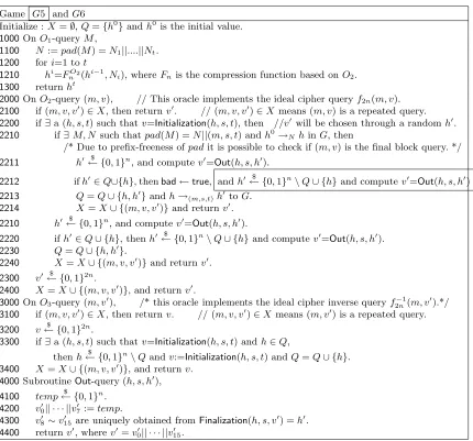 Fig. 9. G5 executes with boxed statements whereas G6 executes without these. G5 and G6 are identical-until-bad