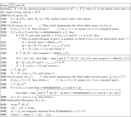 Fig. 10. G7 executes with boxed statements whereas G8 executes without these. G7 and G8 areidentical-until-bad