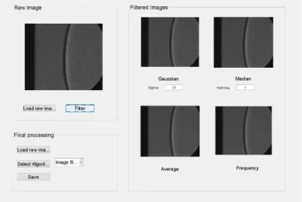 Figure 1. Image filter interface 