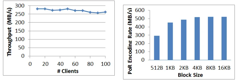 Figure 8: PoR Encoding Rate.