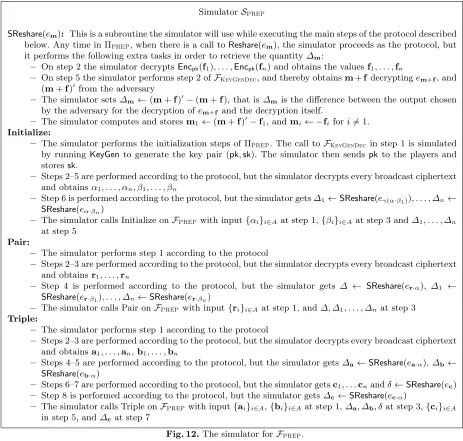 Fig. 12. The simulator for FPREP.