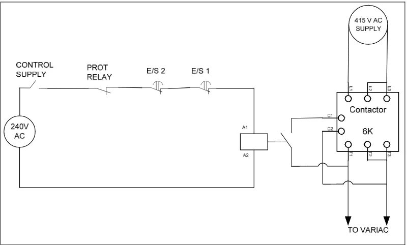 Figure 5.1: Simplified schematic of Power Supply 