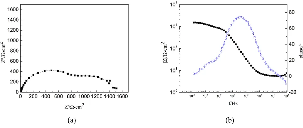 Figure 7.  Effect of CNTs concentration on EIS: (a) Nyquist plot, (b) Bode plot 