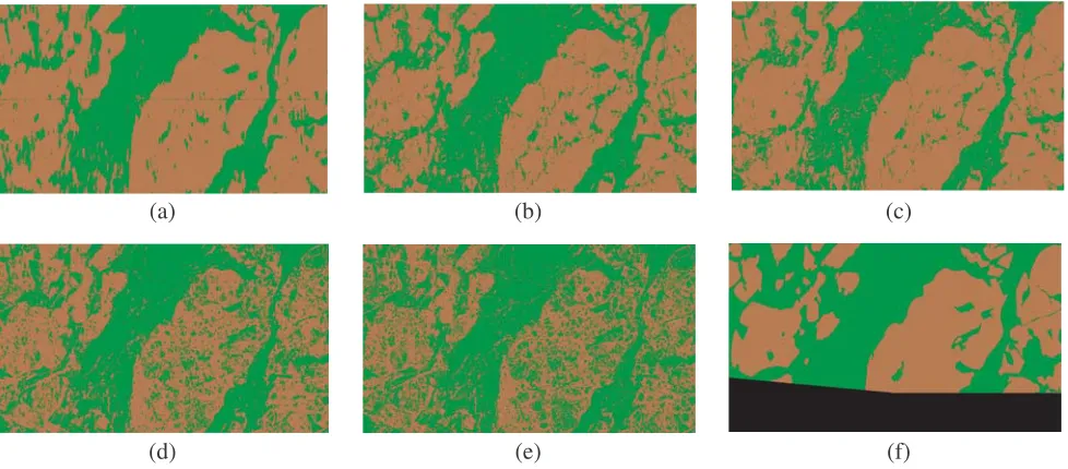 Figure 12 and Table 4 show the classiﬁcation results of ROI 2 in Fig. 2(b). Part of Fig