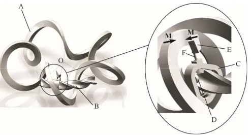 Figure 1. CAD3D model of a helical toroidal system with permanent magnets.