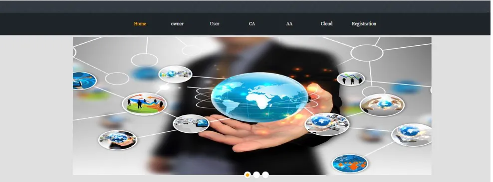 Fig 2:Home Page 