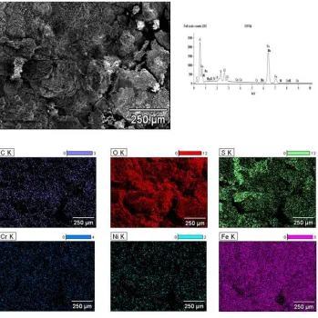 Table 3. Chemical composition (wt %) of corrosion scale on API 5L X-70 T.  