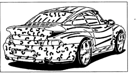 Figure 2.4 shows the patterns of air flows through a Porsche body on a  common road. Note that the blue arrows represent laminar flow while the red arrows  represent turbulent flow