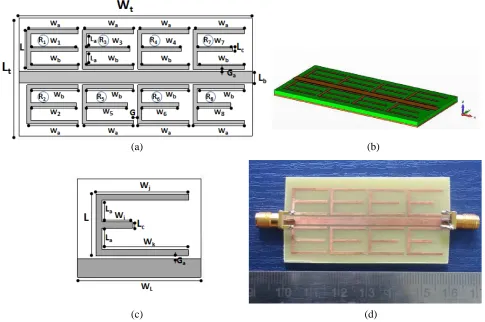 Figure 1.(a) Layout of the proposed 8 bit multi-resonator circuitWLWWversion of the proposed multi-resonator circuit