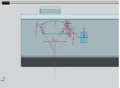 Fig. 4.3 Tab option of above 2d sketch 