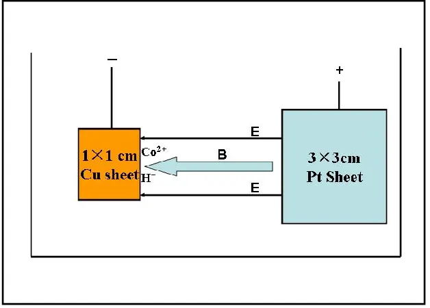 Figure 1. Chart of parallel magnetic plating process 