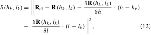 Table 4), depending on the quality of the simultaneous ﬁts ofThe algorithm ﬂags each retrieval in ascending order (seecloud top and bottom height, given the value of cloud optical
