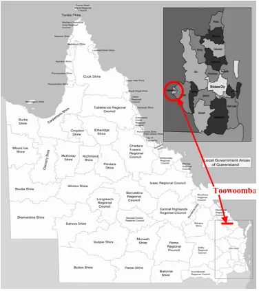 Figure 4.1 Queensland Local Government Areas 