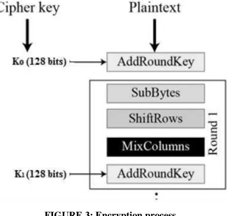 FIGURE 3: Encryption process 