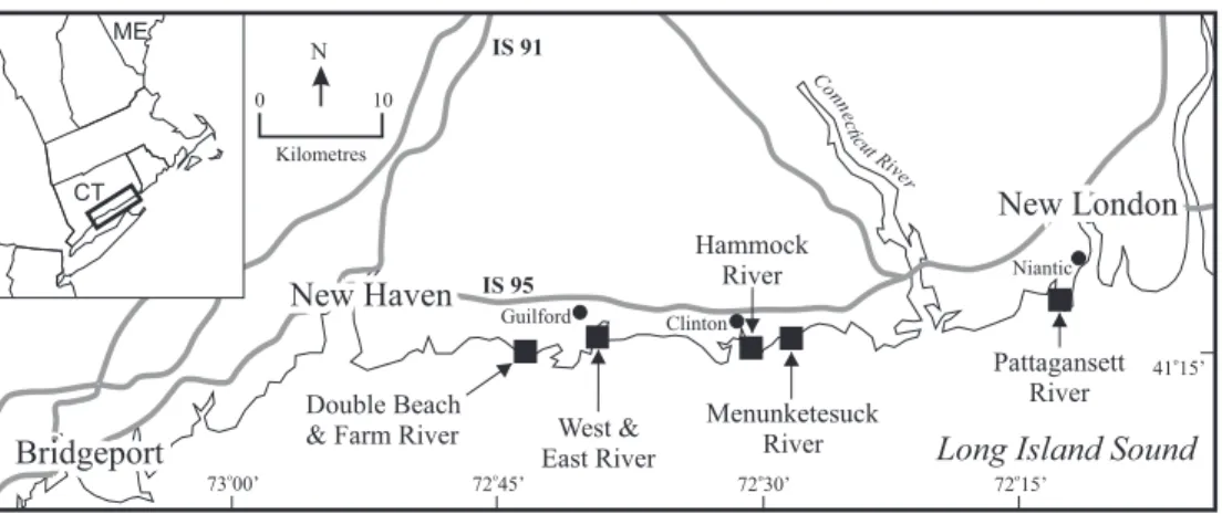 Fig. 1. Location map showing the key study sites referred to in the text.
