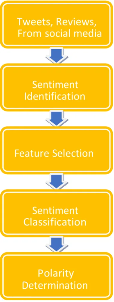 Fig 1: Sentiment Analysis Process 