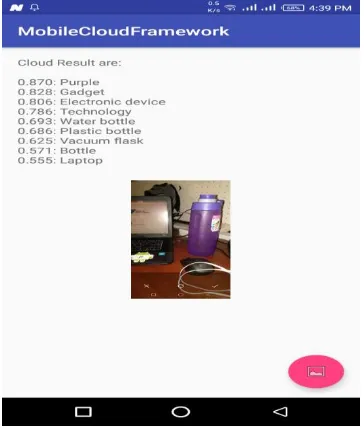 Figure 12– Main Activity (with results) As shown in the above description the purpose of the operation is to return the object(s) found in the 