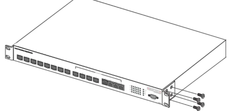 Figure 3-2  Attaching the Brackets