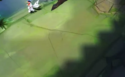 Figure 2: An example of fog of war in League of Legends before image filtering 