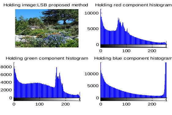 Figure (4): Holding image after applying first method 