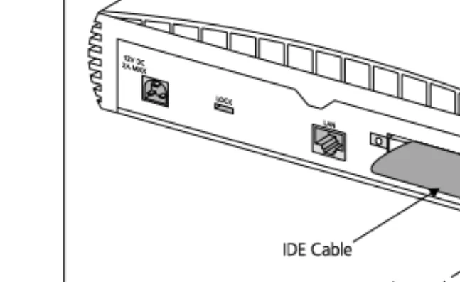 Figure 5   Rear of the Network Storage Server