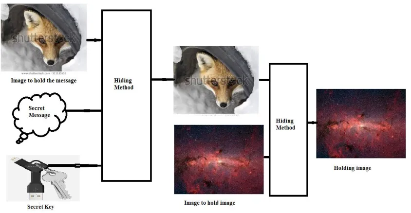 Figure (1): Data steganography 