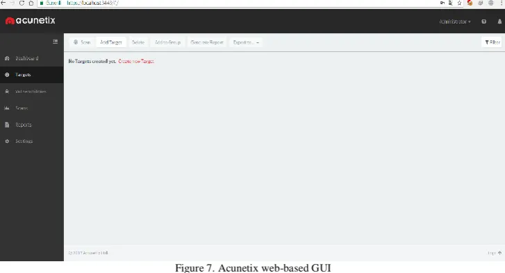 Figure 6. Sign in for acunetix web scanner  