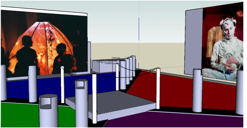 Figure  E‐250: Design#13  showing  a  closer  view  of  the  open  area  at  the  top  of  each  terminus,  Josh  Wodak.  