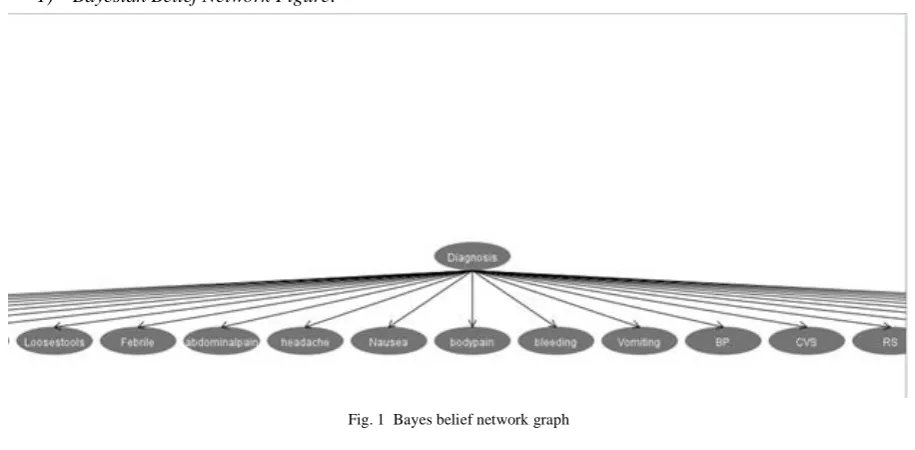 Fig. 1  Bayes belief network graph 