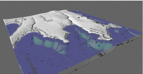 Fig. 1 A DSE terrain under construction in the game engine 