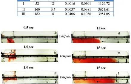 Figure 6. Mixing tracer patterns. 