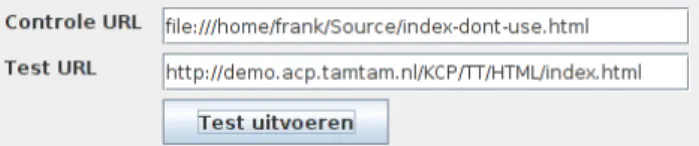 Figure 5.4: DOM invariant testing interface.
