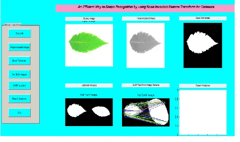 Fig 5.1 Main GUI with Input leaf image 