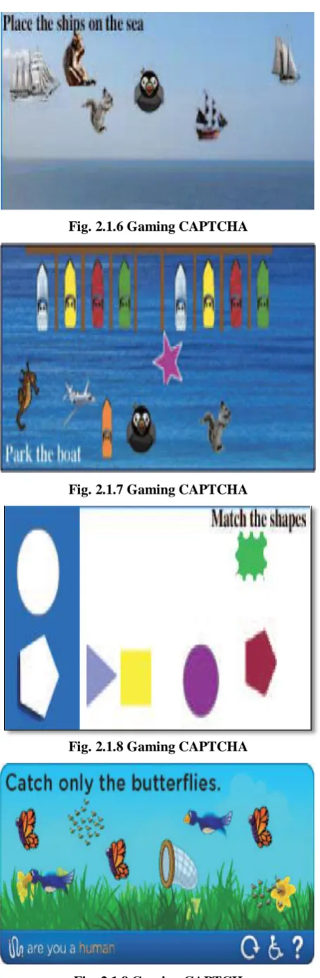 Fig. 2.1.9 Gaming CAPTCH 