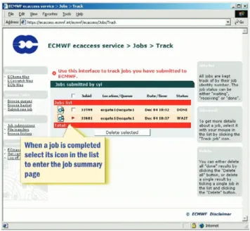 Figure 9 Batch request monitoring.